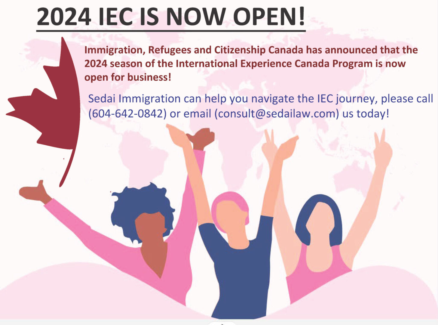 The 2024 IEC SEASON IS OPEN! Sedai Immigration Law Corporation